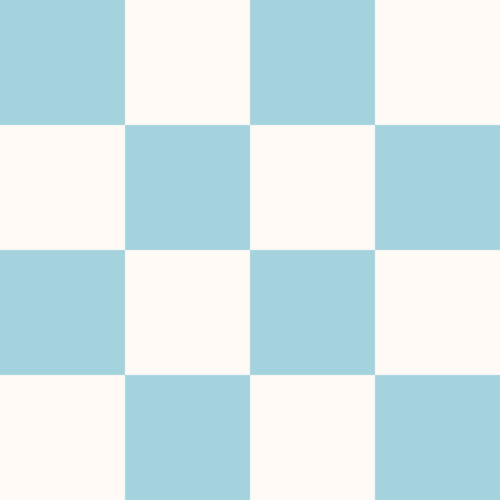 Krystal Winn - Party Animal Check Blue