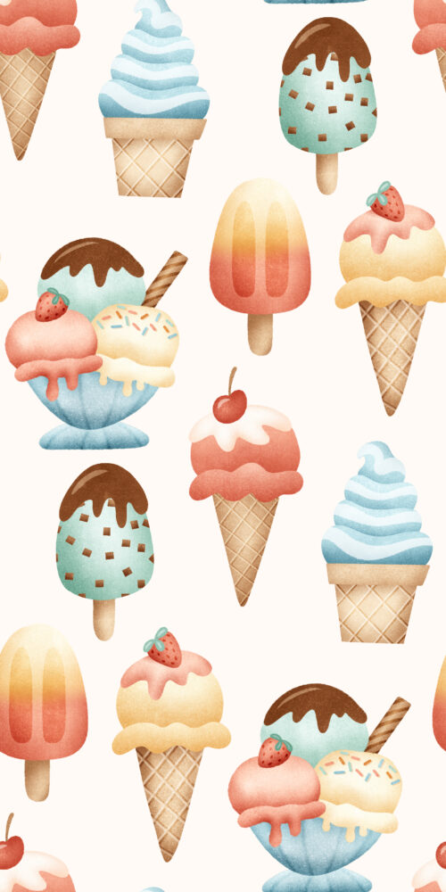 Krystal Winn - Party Animal Ice Cream White