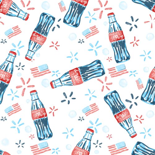 Lindsay Anne - Patriot Pop White