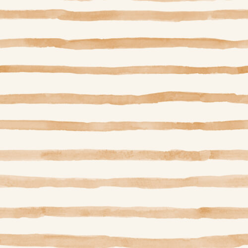 Hip Kid Design - Peach Apricot Watercolor Stripes