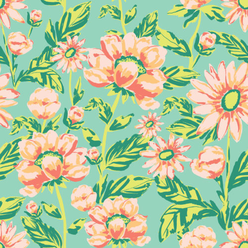 Indy Bloom Designs - Peachy Peonies 8x8