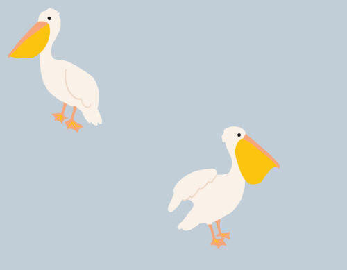 Indy Bloom Designs - Pelican In Periwinkle 01