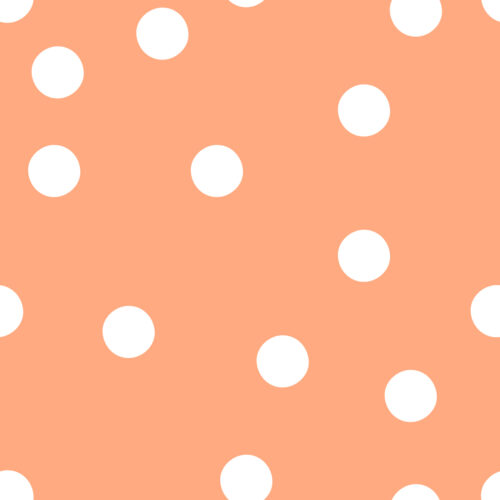 Indy Bloom Designs - Peony Sunset Polkadot Peach
