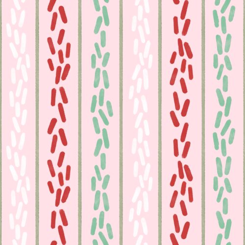 Pink Sprinkle Stripes