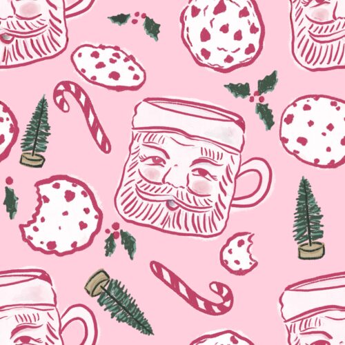 Pink Tonal With Candy Cane