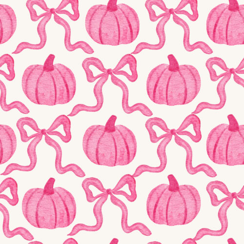 Vivie & Ash - Pinkpumpkinsandbowswhite
