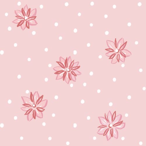 Lindsay Anne - Poinsettia Sprinkle Pink Gumdrop