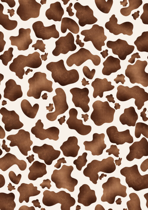 Krystal Winn - Ponies + Peonies Brown Cow Copy