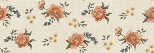 Krystal Winn - Ponies + Peonies Floral Cream Copy