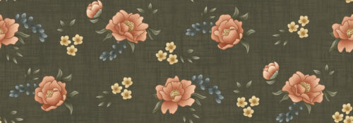 Krystal Winn - Ponies + Peonies Floral Green Copy