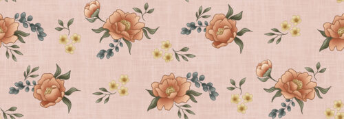 Krystal Winn - Ponies + Peonies Floral Pink Copy