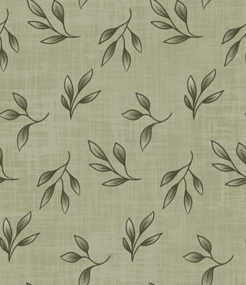 Krystal Winn - Ponies + Peonies Leaf Green Copy