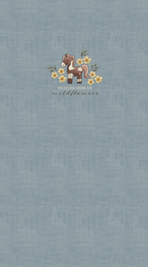 Krystal Winn - Ponies + Peonies Panel Wildflowers Copy