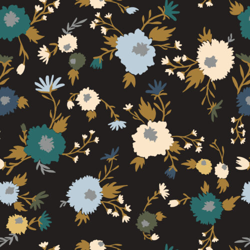 Juniper Row - Prehistoric Bloom In Black 10