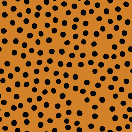 Indy Bloom Designs - Pumpkin Black Polka 01