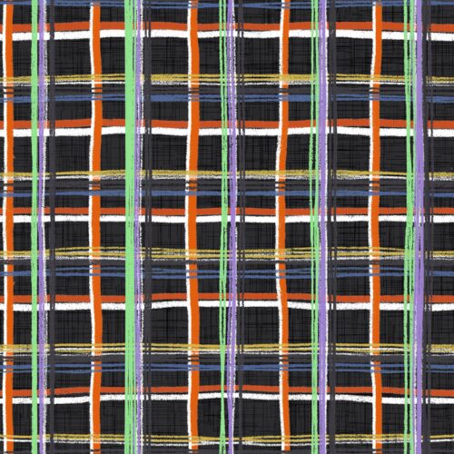 Lindsay Anne - Pumpkin Patch Plaid Midnight Multi