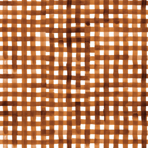 Hip Kid Design - Pumpkin Spice Orange Plaid