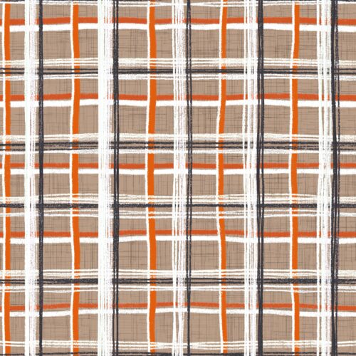 Lindsay Anne - Pumpkin Patch Plaid   Harvest Paper