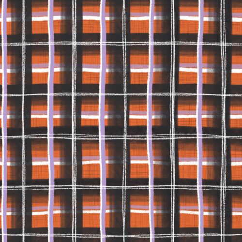 Lindsay Anne - Pumpkin Patch Plaid Jackolantern