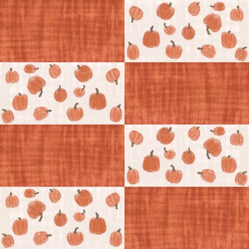 Lindsay Anne - Pumpkin Rectangle Checker