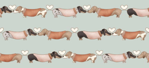Krystal Winn - Puppy Love Dachshund Mint