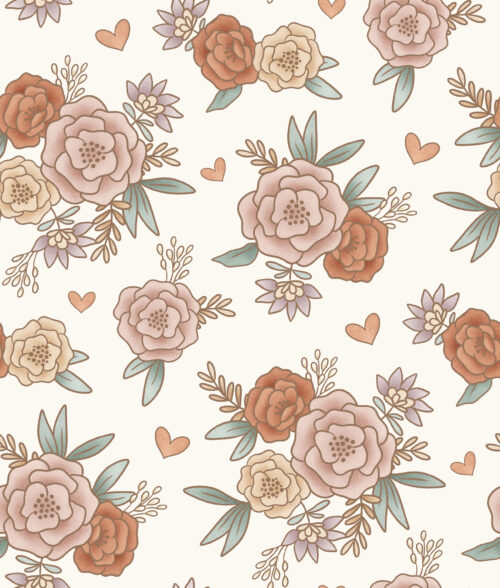 Krystal Winn - Puppy Love Floral White