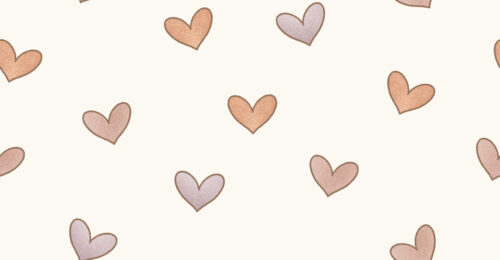 Krystal Winn - Puppy Love Hearts White