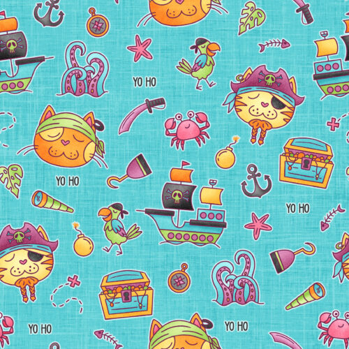 Krystal Winn - Purrmaids & Pirates Pirates Blue