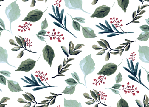 Sara Swanson - Red Berries And Leaves