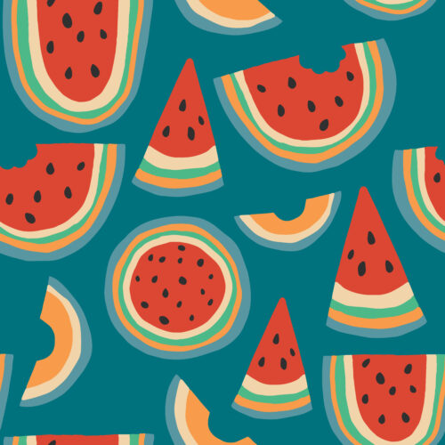 Indy Bloom Designs - Rainbow Melon Blue