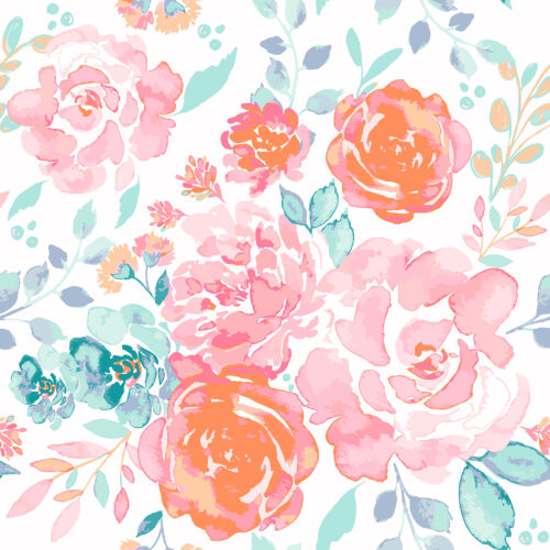 Indy Bloom Designs - Rainbow Mermaid 7x7