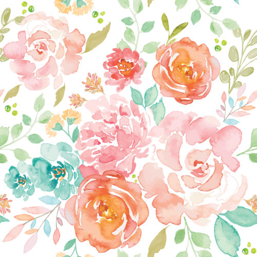 Indy Bloom Designs - Rainbow Rosie 7x7