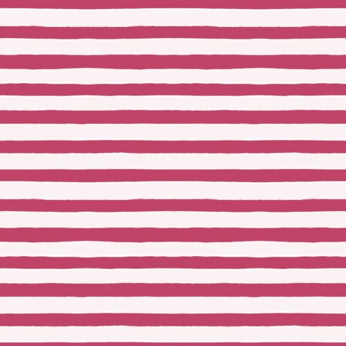 Raspberry And White Stripes