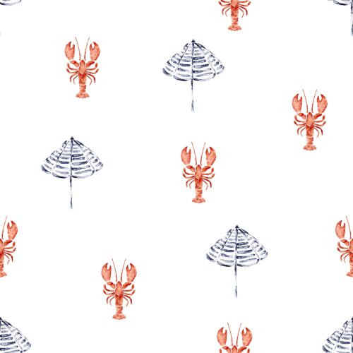 Vanya Minimalist Designs - Red And Blue Summer