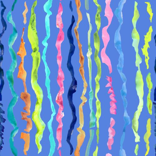 Lindsay Anne - Reef Rhythm Stripe Sea Multi