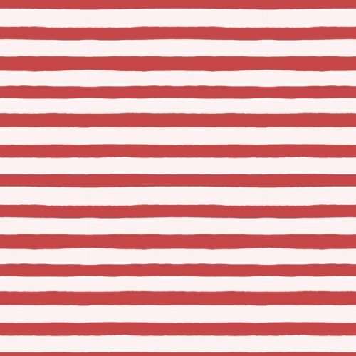 Retro Red And White Stripes
