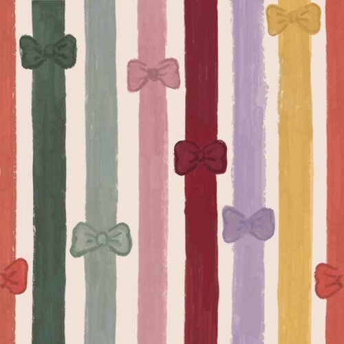 Lindsay Anne - Ribbon Stripe Light Beige