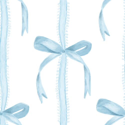 Lindsay Anne - Ribbonbowslightblue