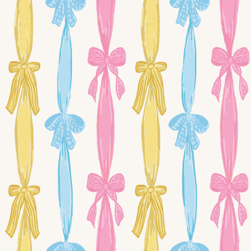 Vivie & Ash - Ribbons And Bows Spring Pink And Blues 01