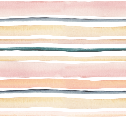 Sara Swanson - Spring Watercolor Stripes