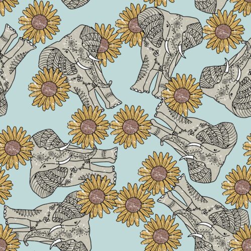 Sunflower Elephats