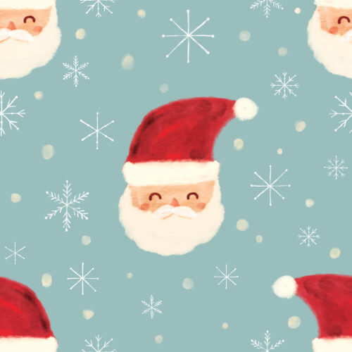 Seamless Gal - Santa Snow