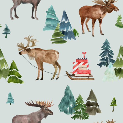 Hip Kid Design - Santa's Helper on Nebula Blue