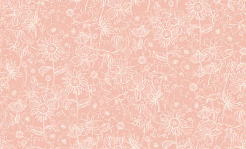 Indy Bloom Designs - Scarlet Autumn Sketch In Dusty Pink (1)