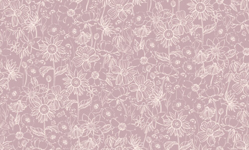 Indy Bloom Designs - Scarlet Autumn Sketch In Lavender (1)