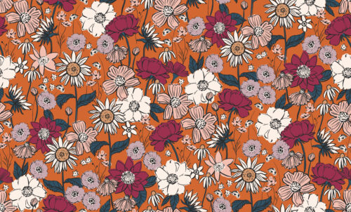 Indy Bloom Designs - Scarlet Autumn In Pumpkin