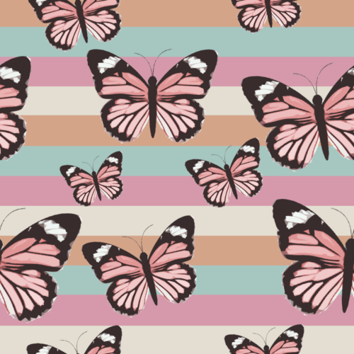 Seamlessbutteflystripes