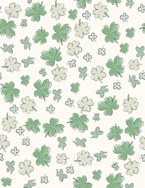 Indy Bloom Designs - Shamrock In Watercolor High Res
