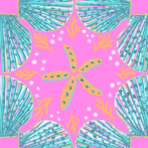 Lindsay Anne - Shellsinrhythmlilacorange