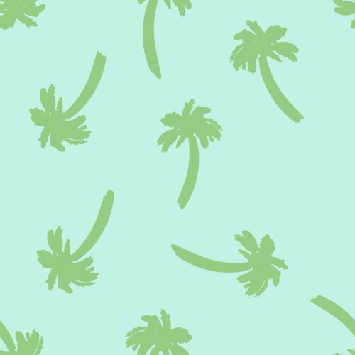 Lindsay Anne - Shoreline Palms Aqua Green